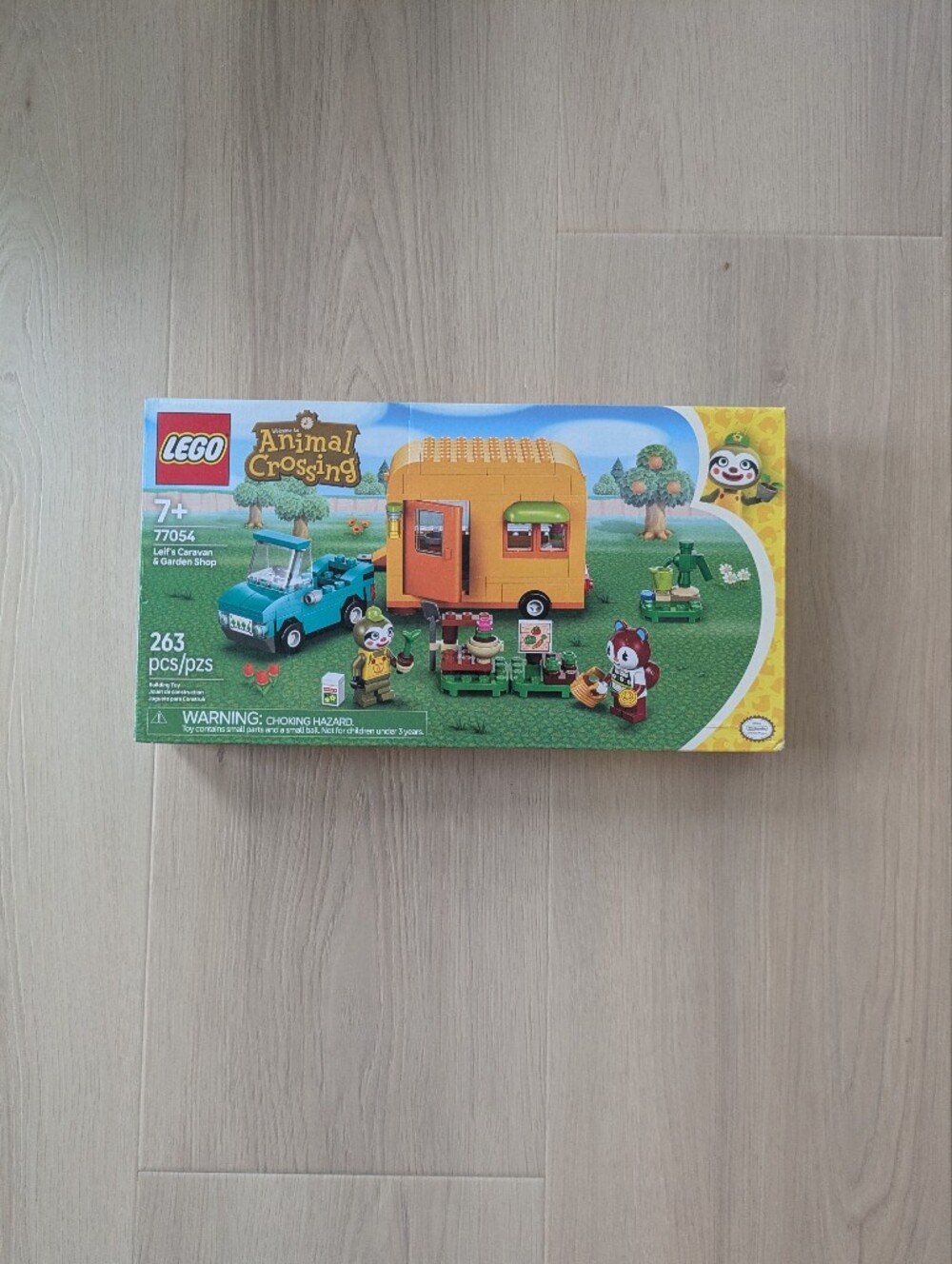 LEGO Orange Camper Van with Teal Car Animal Crossing Set